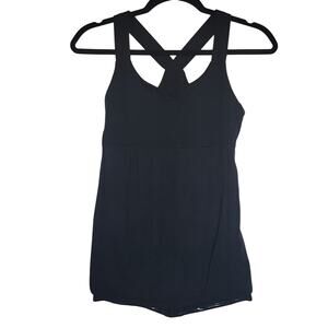 Lululemon Run: Stuff Your Bra Tank, Black, 8